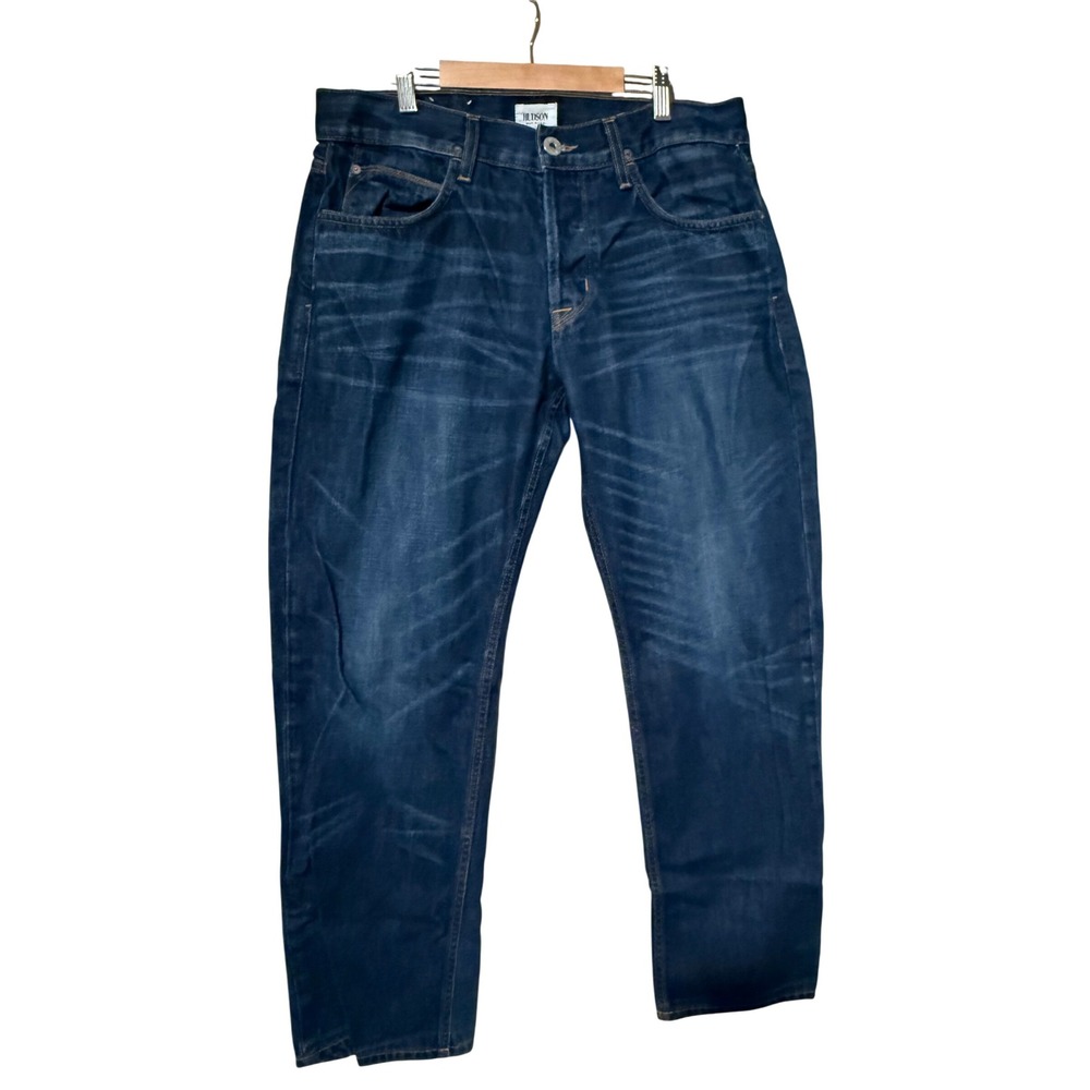 Hudson Jeans Wilde Relax Straight Men's 32x30 Dark Wash Denim‎ USA Made